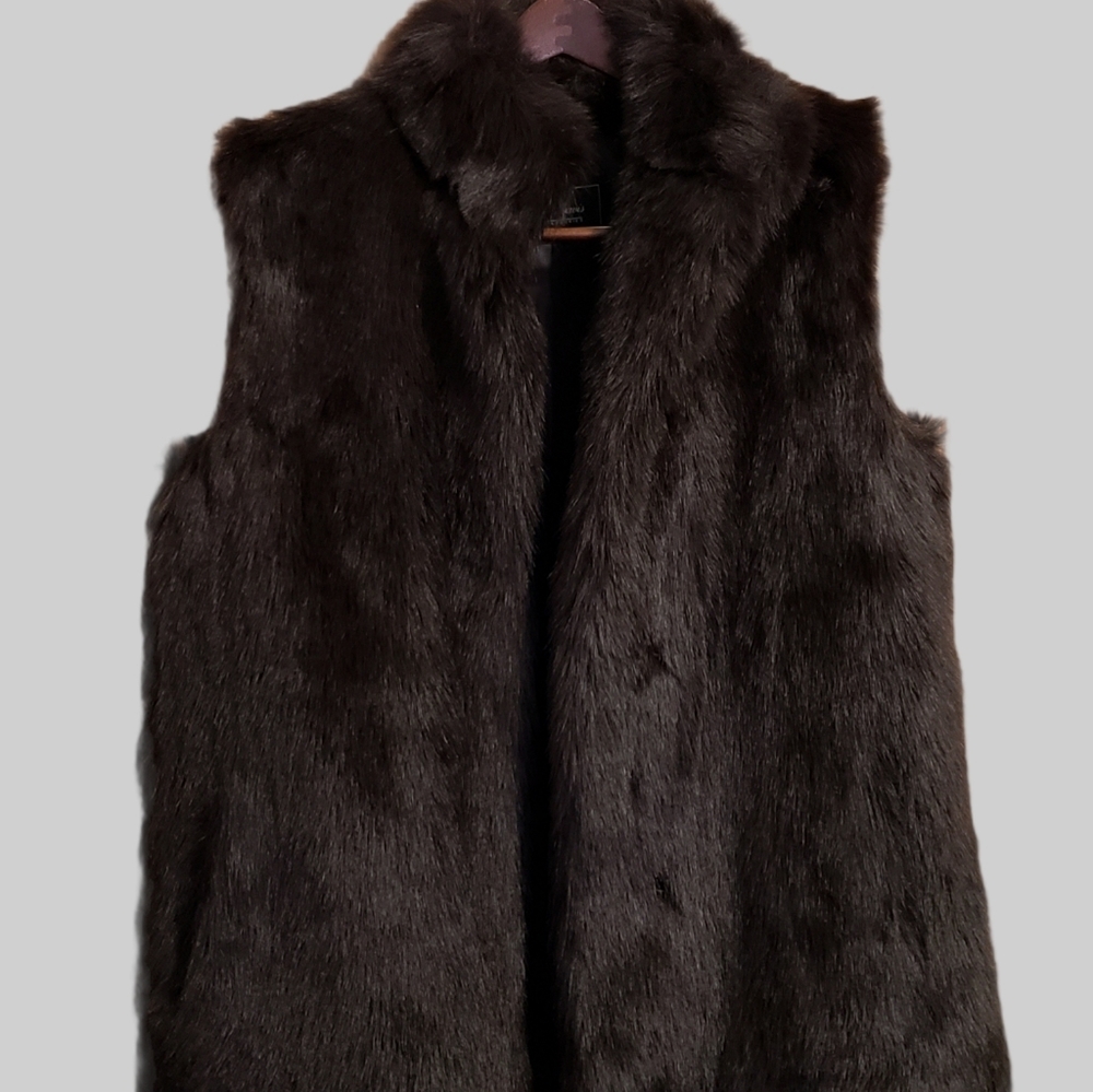 Terry Lewis Classic Luxurious Vest Sm, Dark Brown